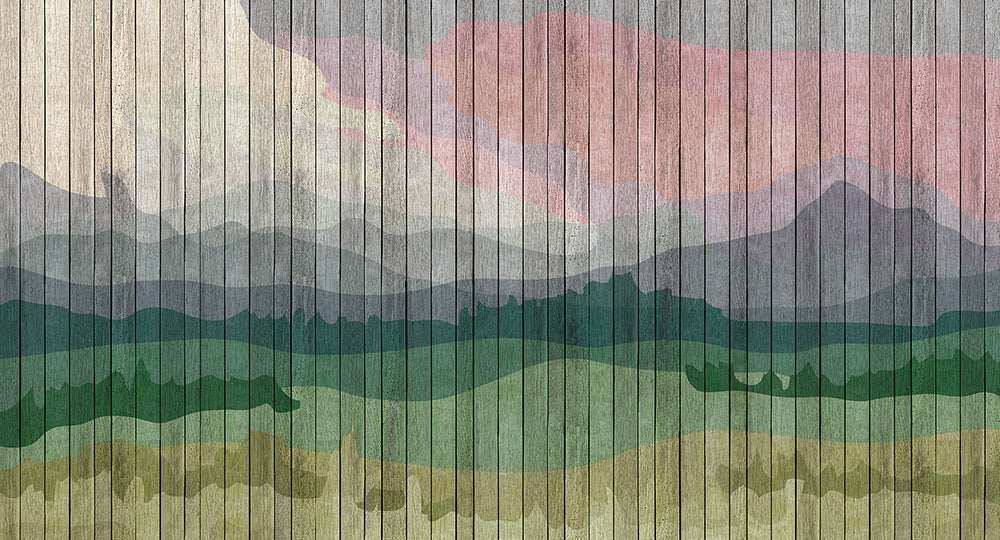 Walls by Patel 2 - Mountains digital print AS Creation Multicolour   113717
