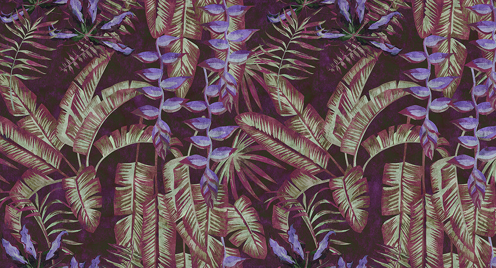 Walls by Patel 2 - Tropicana digital print AS Creation Purple   114072