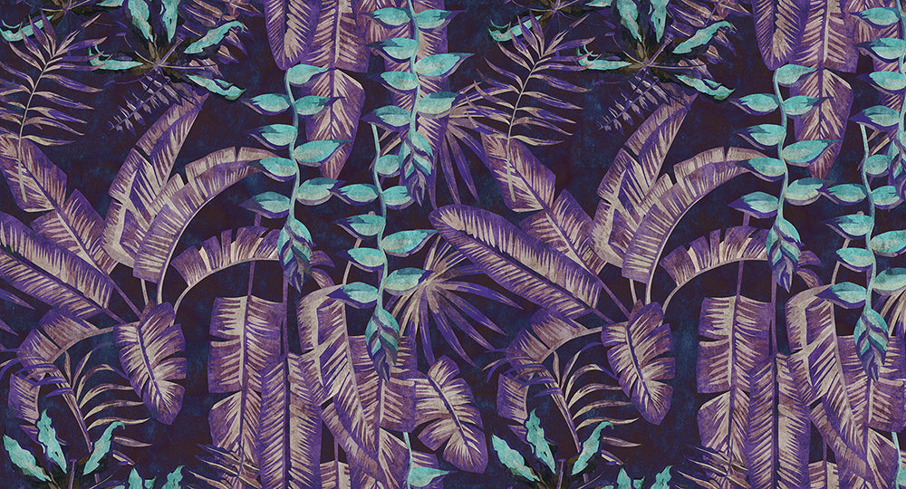 Walls by Patel 2 - Tropicana digital print AS Creation Green/Purple   114087