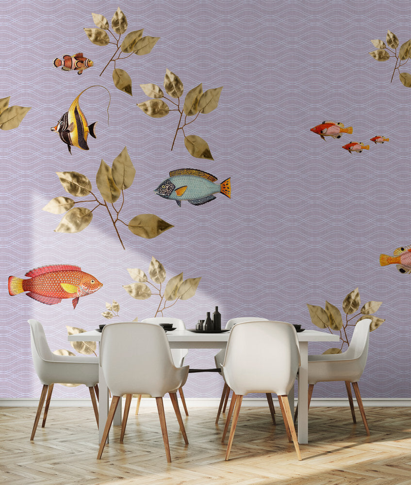 Walls by Patel 2 - Brilliant Fish digital print AS Creation    