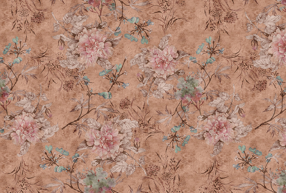 Walls by Patel 2 - Tender Blossoms digital print AS Creation Red   114447