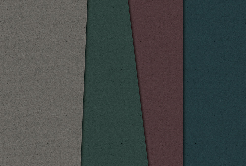 Walls by Patel 2 - Layered Paper digital print AS Creation Dark Teal   114487