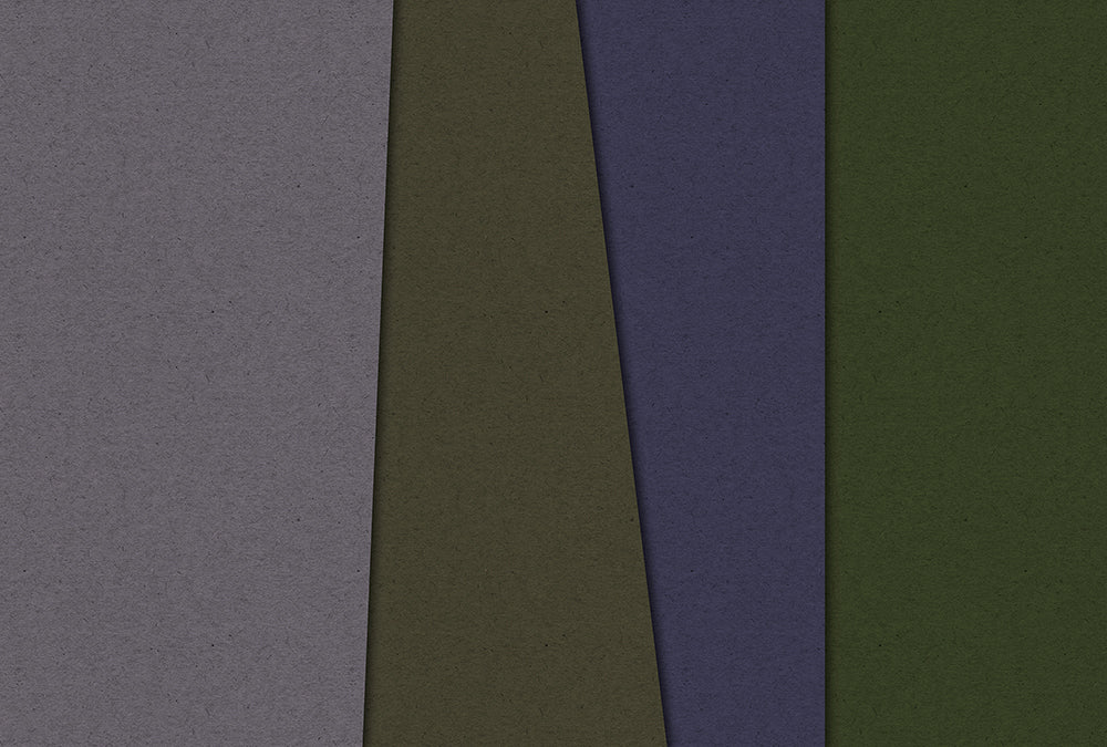Walls by Patel 2 - Layered Paper digital print AS Creation Dark Green   114497