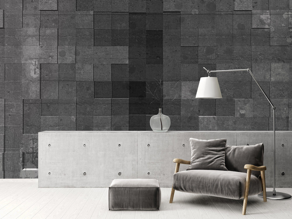 Atelier 47 - Imperfect Mosaic Tiles digital print AS Creation    
