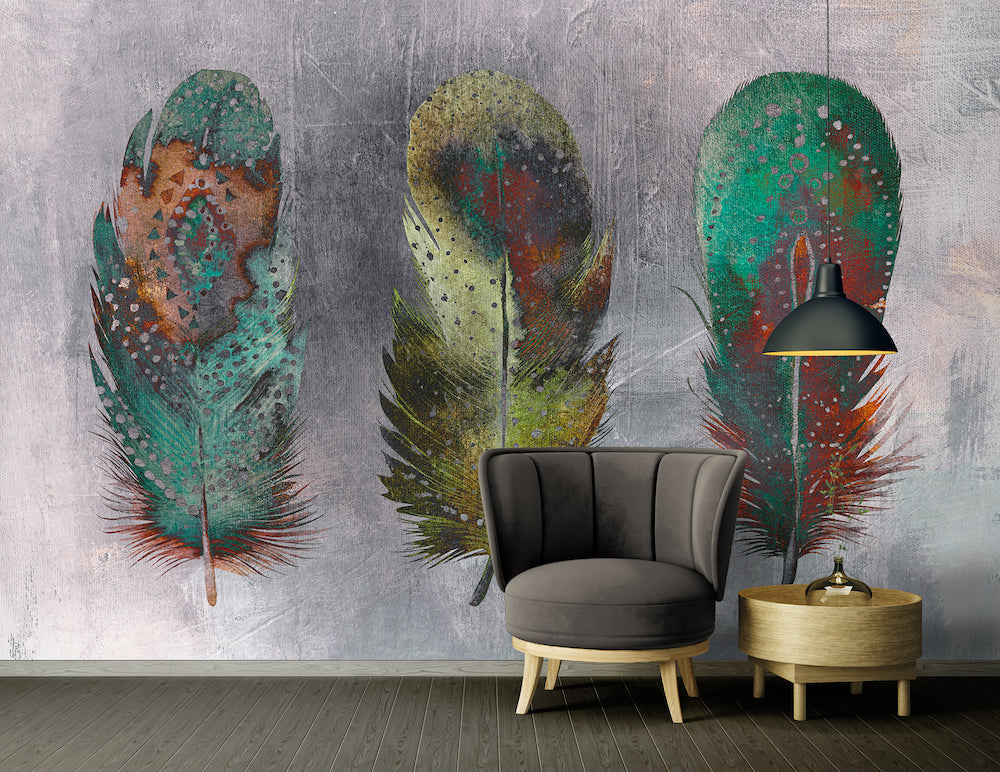 Atelier 47 - Motley Feather digital print AS Creation    