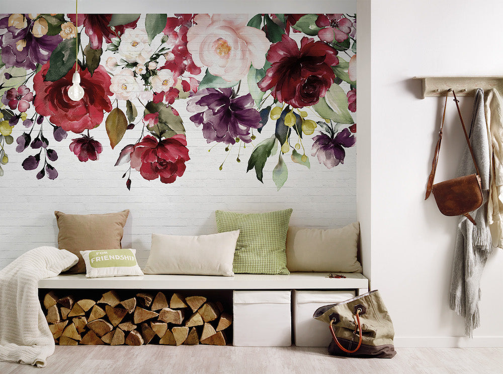 Design Walls - Hanging Flowers digital print AS Creation    