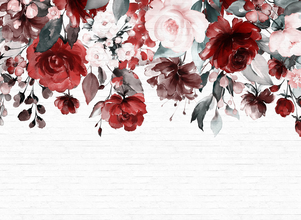 Design Walls - Hanging Flowers digital print AS Creation Grey   118529