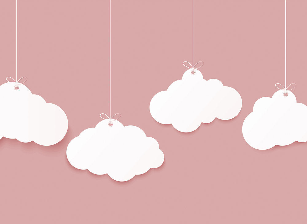 Design Walls - Clouds digital print AS Creation Pink   118645