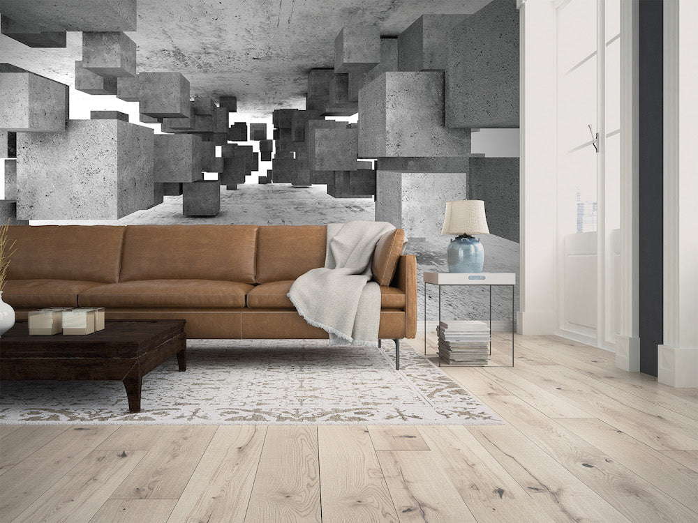 Design Walls - Concrete Tetris digital print AS Creation    