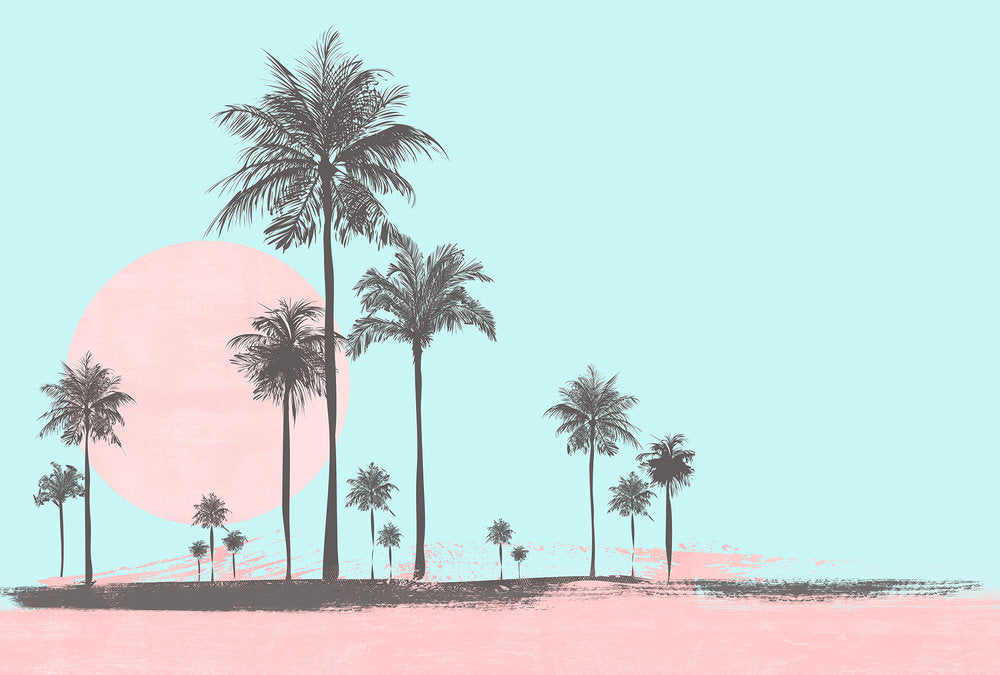 ARTist - Miami Beach Sunrise digital print AS Creation Blue   119761