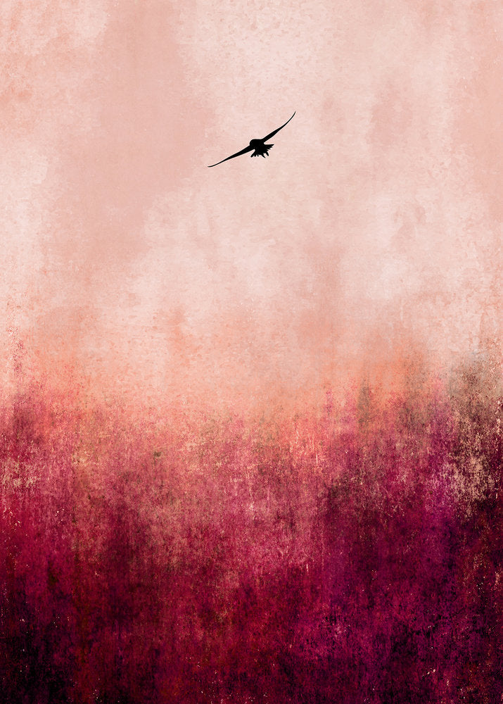 ARTist - Warm Sunset digital print AS Creation Pink   119921