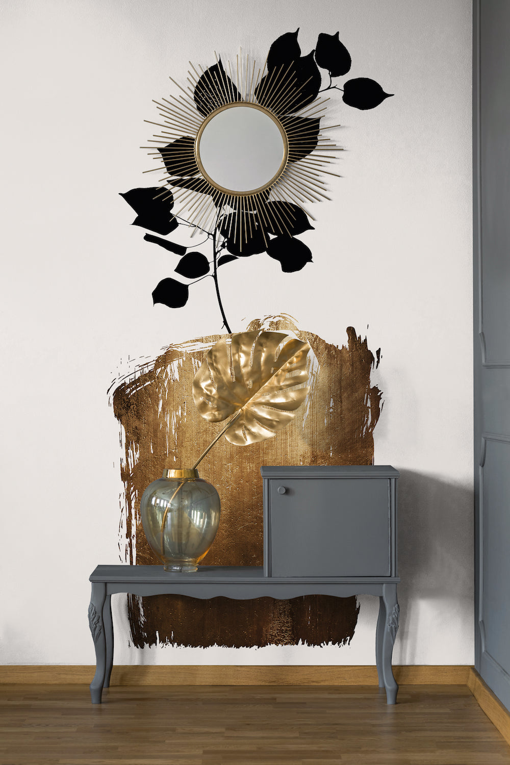ARTist - Golden Scabiosa digital print AS Creation    
