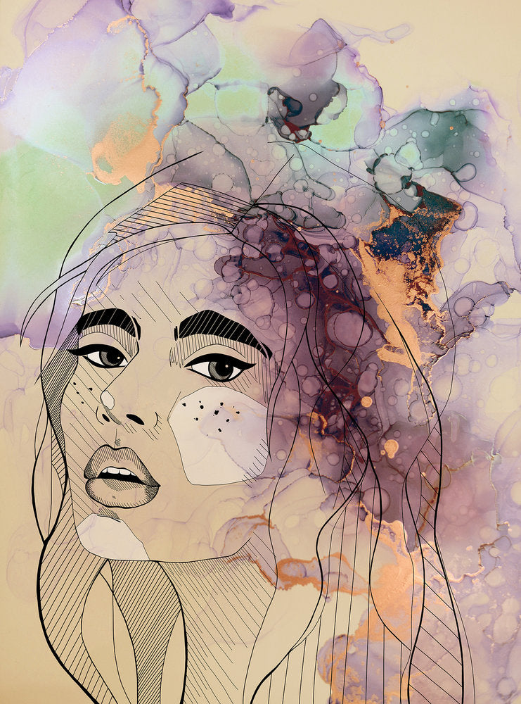 ARTist - Lady digital print AS Creation Beige   120013