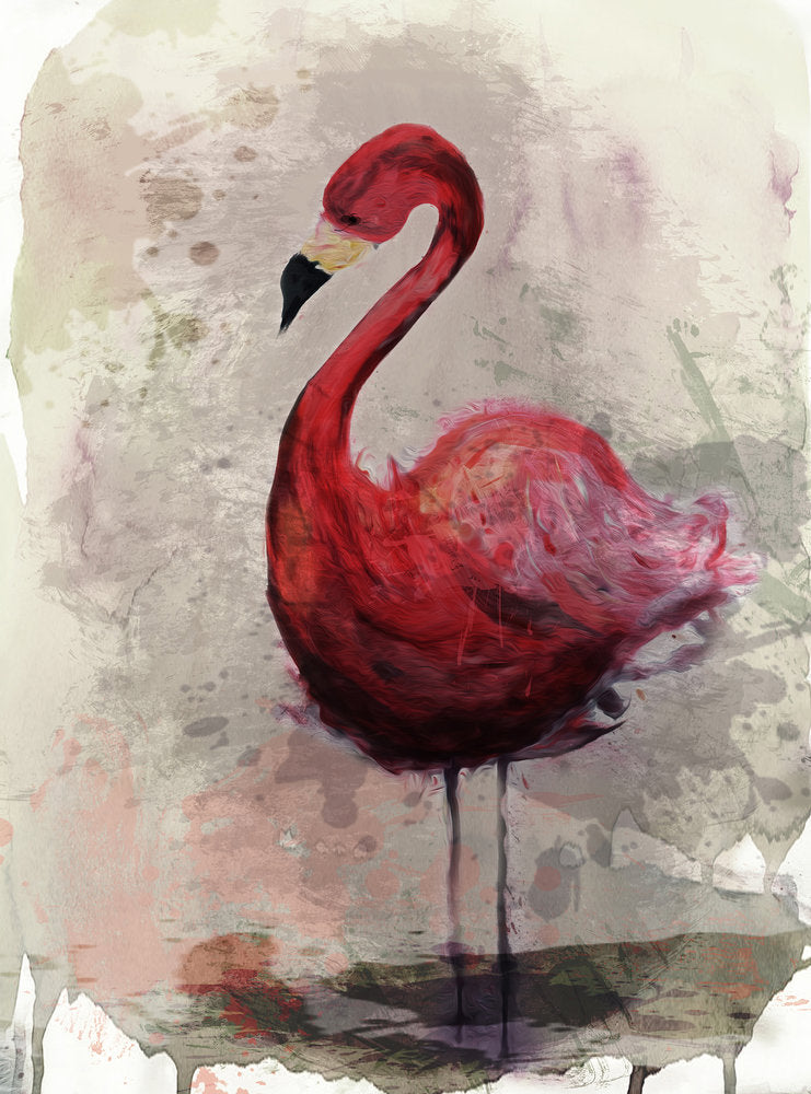 ARTist - Flamingo digital print AS Creation Red   120049
