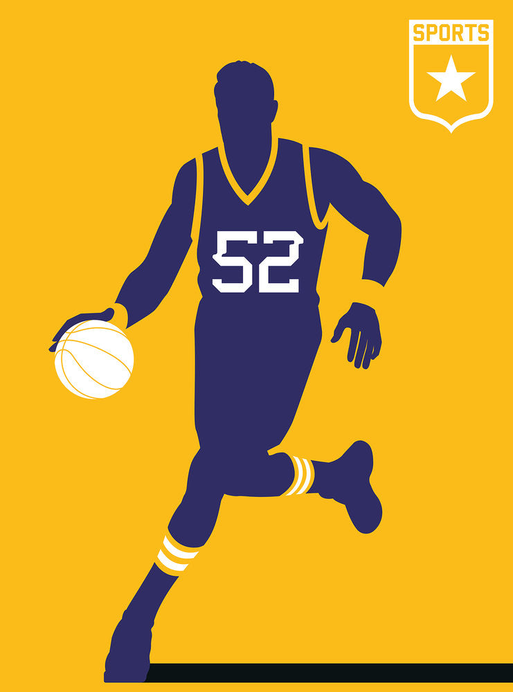 ARTist - Basketball digital print AS Creation Yellow   120149