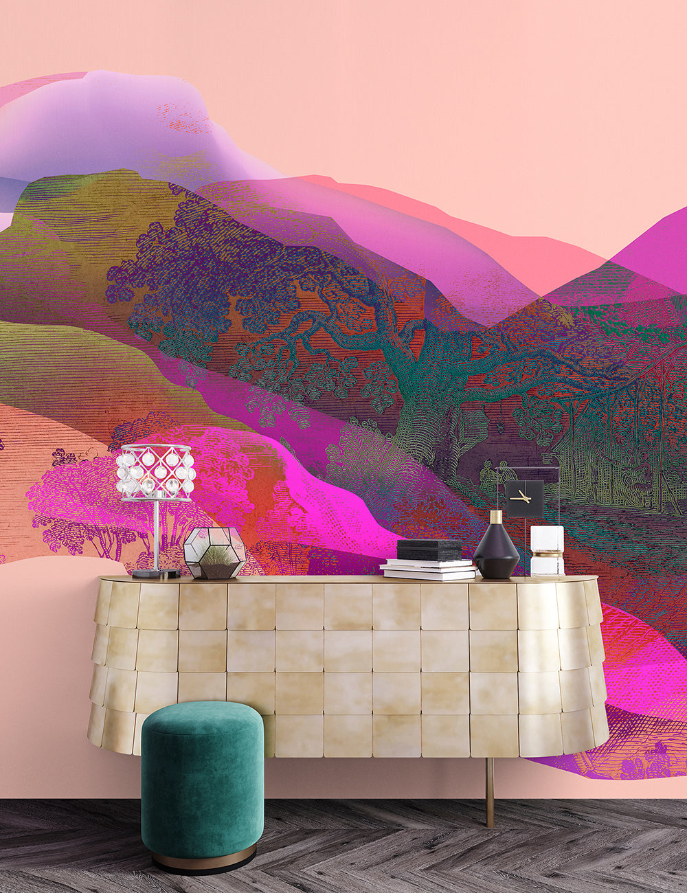 Walls by Patel 3 - Magic Mountain digital print AS Creation    