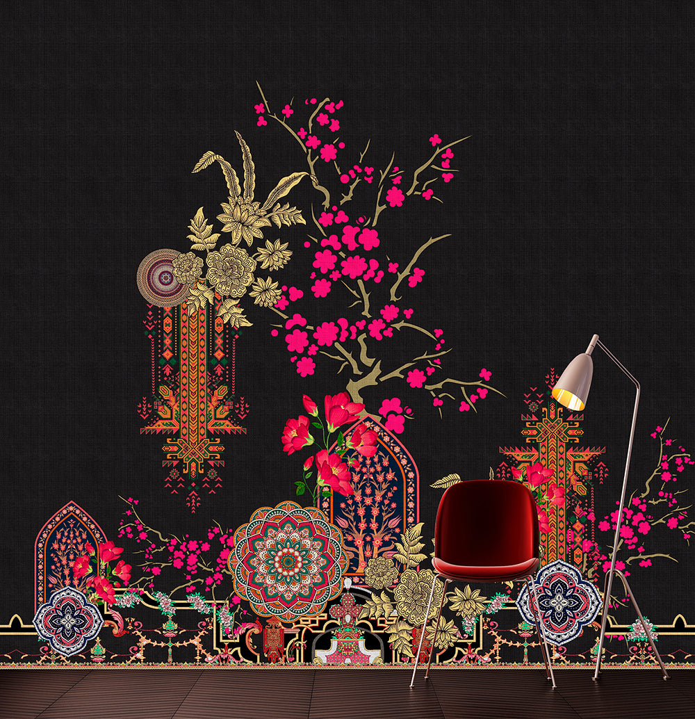 Walls by Patel 3 - Oriental Tropical Garden digital print AS Creation    
