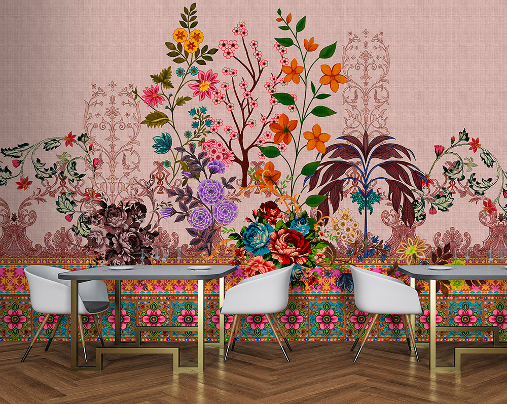 Walls by Patel 3 - Oriental Blossom Garden digital print AS Creation    