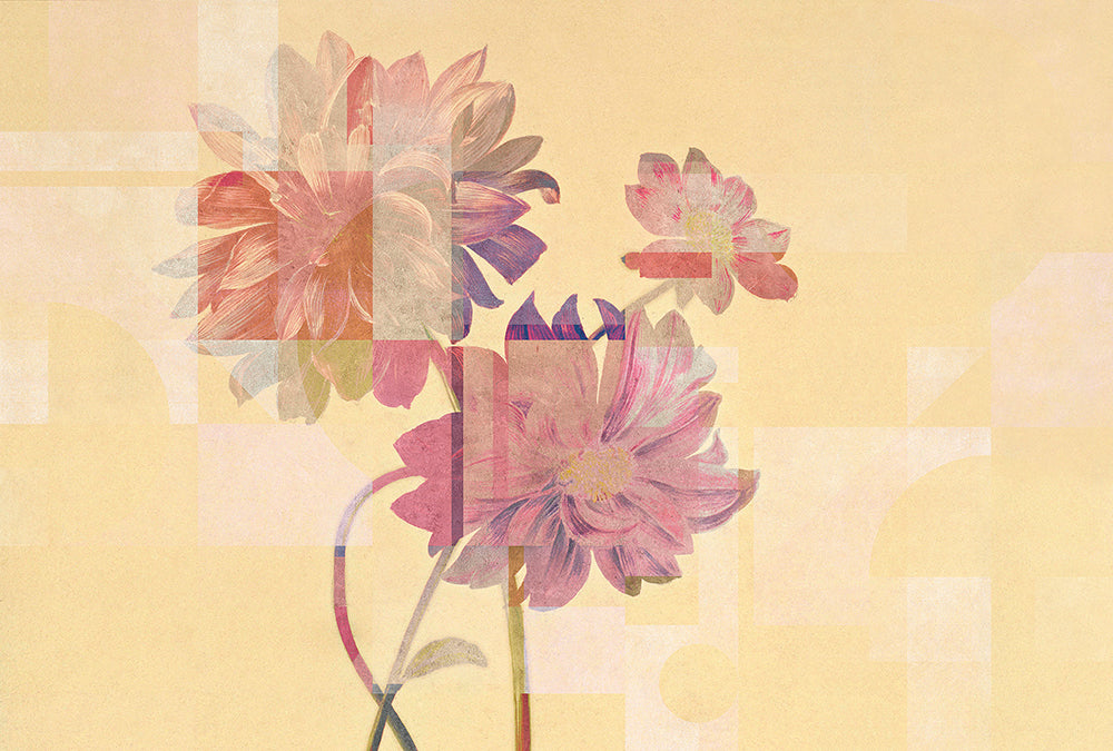 Walls by Patel 3 - Queens Garden digital print AS Creation Orange   DD121916