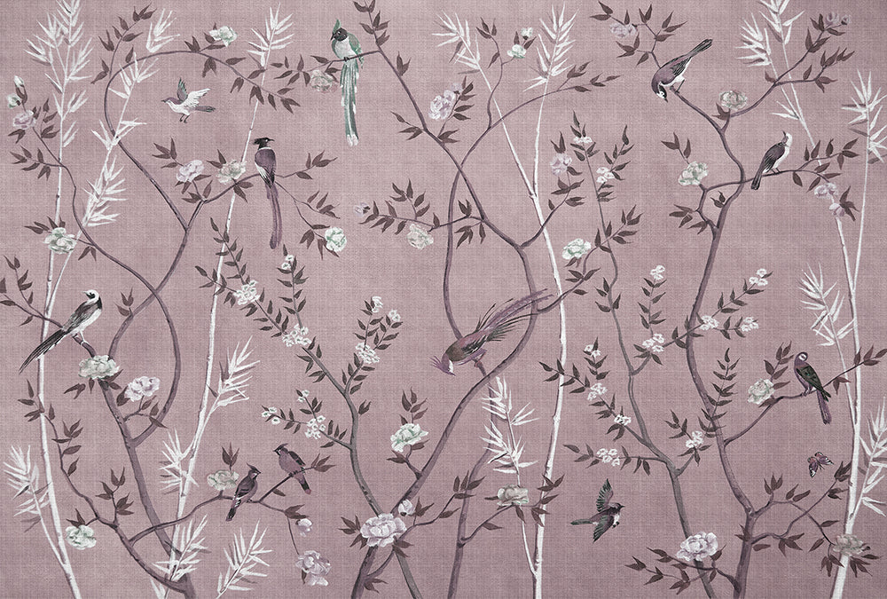 Walls by Patel 3 - Tea Room digital print AS Creation Pink   DD122004