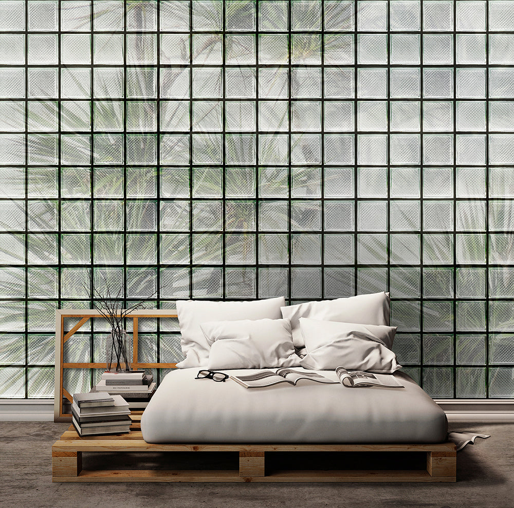 Walls by Patel 3 - Greenhouse Palm Trees digital print AS Creation    