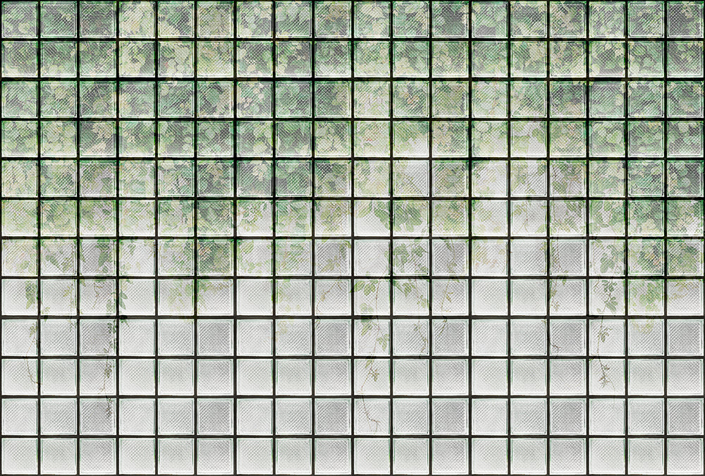 Walls by Patel 3 - Greenhouse Leaves digital print AS Creation Green   DD122076