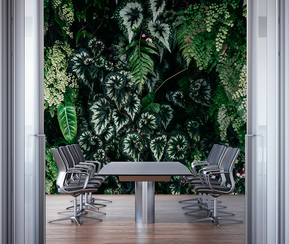 Walls by Patel 3 - Deep Green Hanging Plants digital print AS Creation    