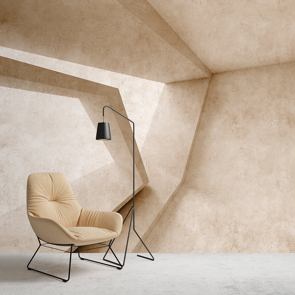 Walls by Patel 3 - Futura 3D Concrete digital print AS Creation    