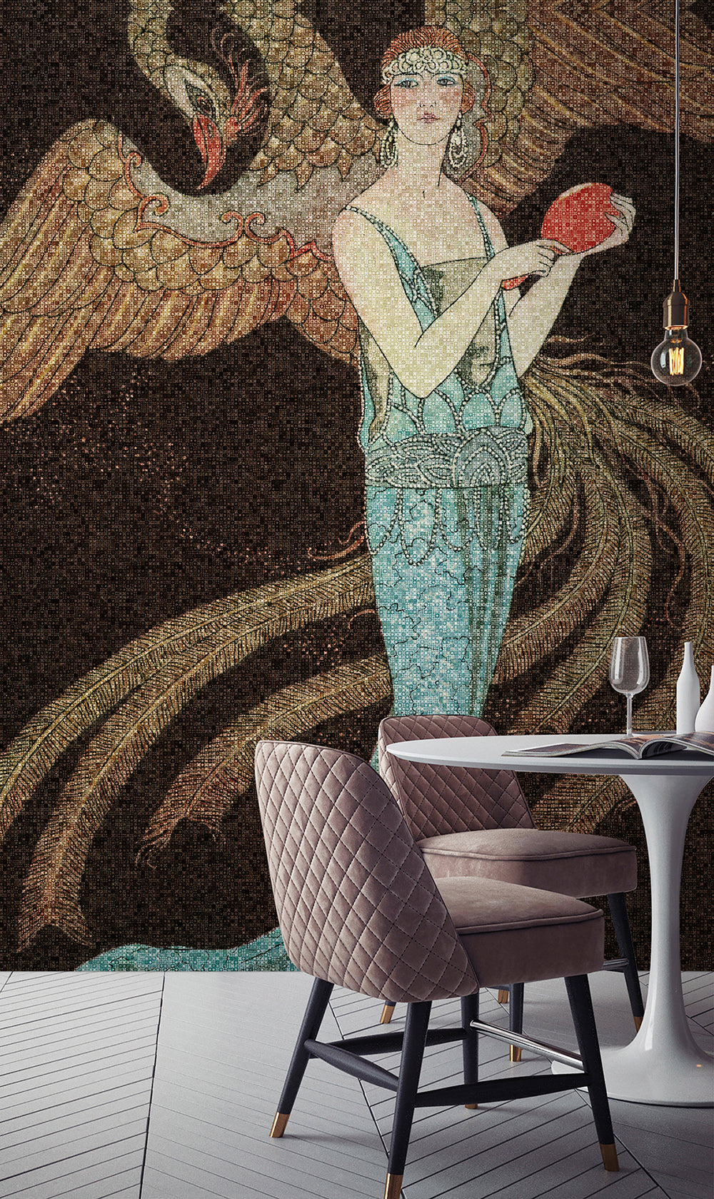 Walls by Patel 3 - Scala Phoenix & Woman digital print AS Creation    