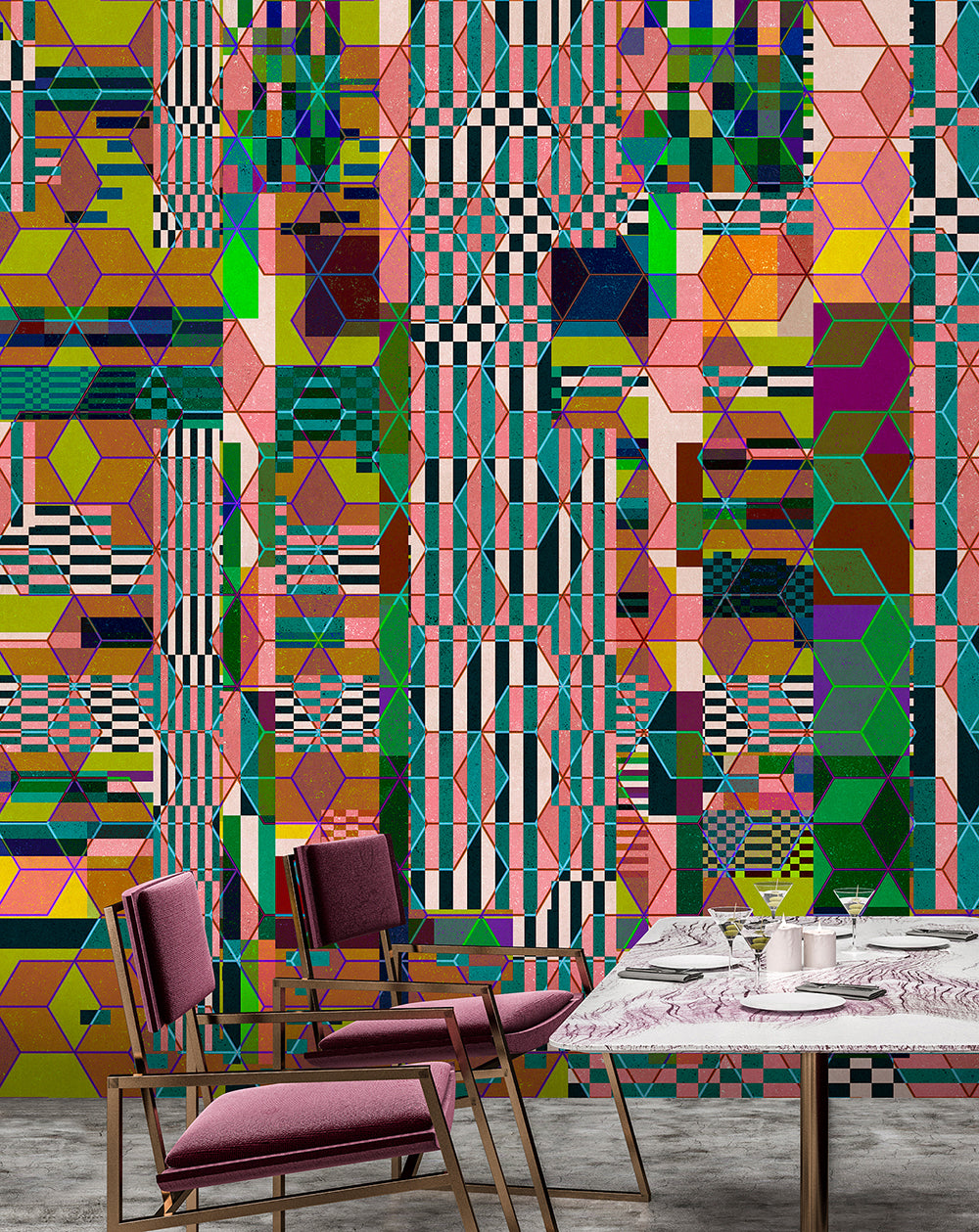 Walls by Patel 3 - Mirage digital print AS Creation    