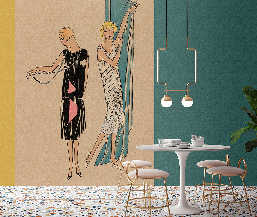 Walls by Patel 3 - Parisienne Fashion digital print AS Creation    