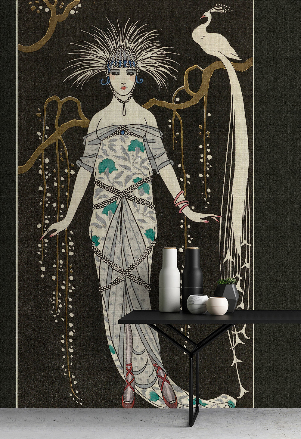 Walls by Patel 3 - Adlon Vintage Woman 1 digital print AS Creation    