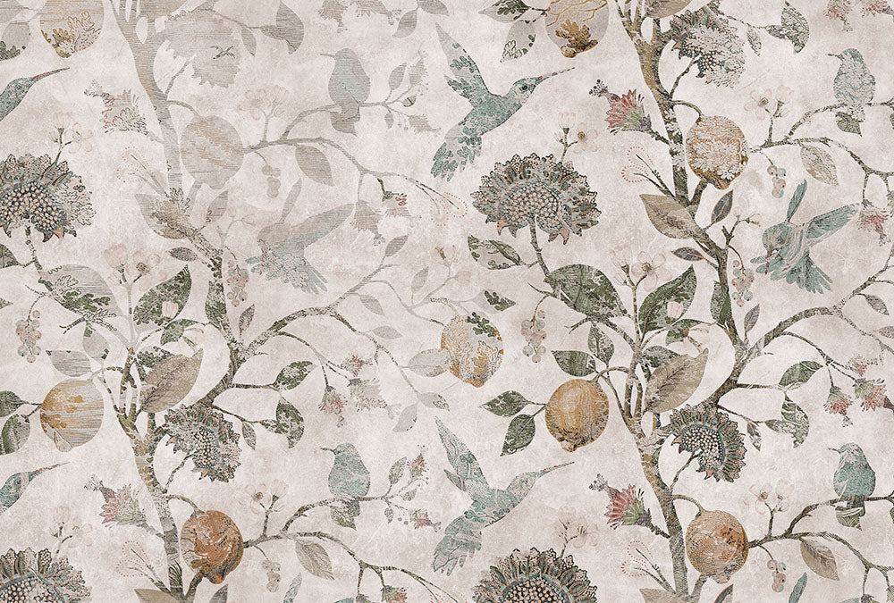 Walls by Patel 3 - In the Lemontree digital print AS Creation Beige   DD122416