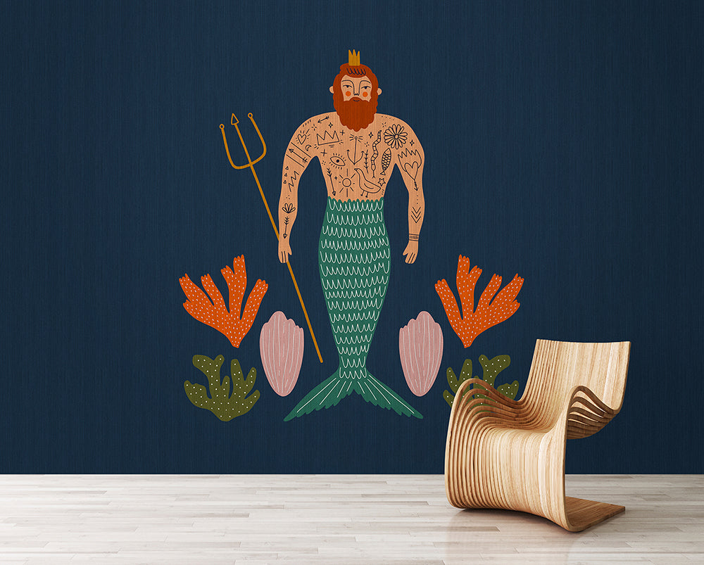 Walls by Patel 3 - Down Under Merman digital print AS Creation    