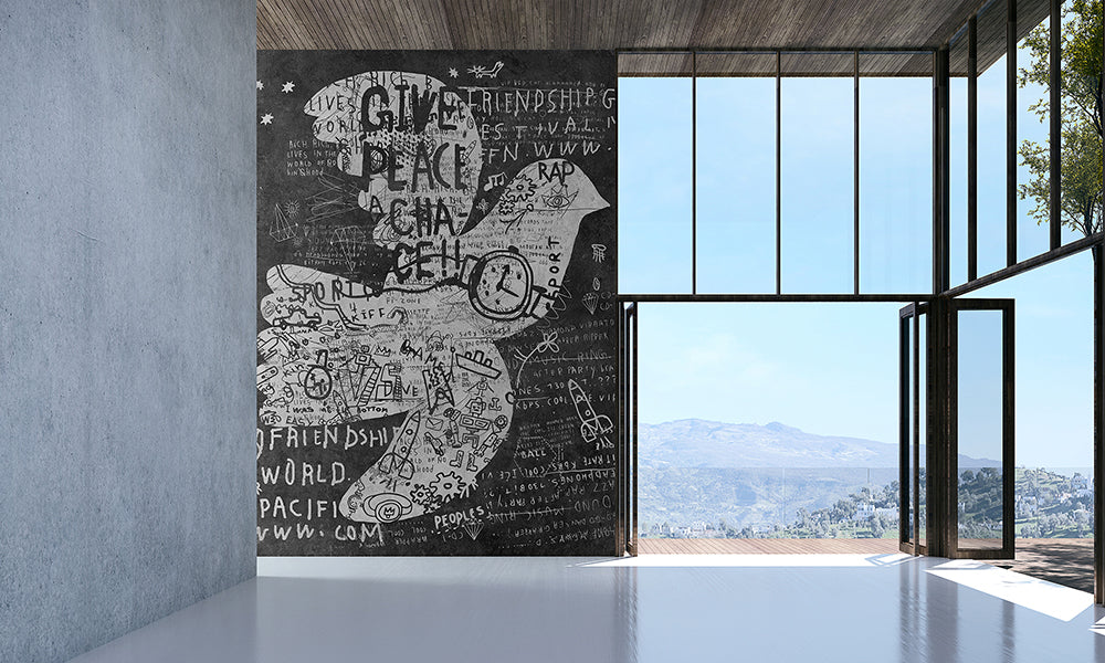 Walls by Patel 3 - Streets of London Dove digital print AS Creation    