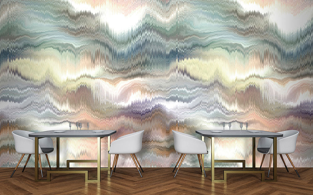 Walls by Patel 3 - Pastel Palace Green digital print AS Creation    