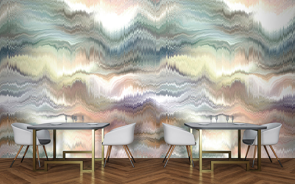 Walls by Patel 3 - Pastel Palace Green digital print AS Creation    