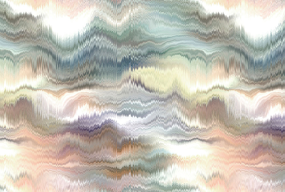 Walls by Patel 3 - Pastel Palace Green digital print AS Creation Green   DD122680