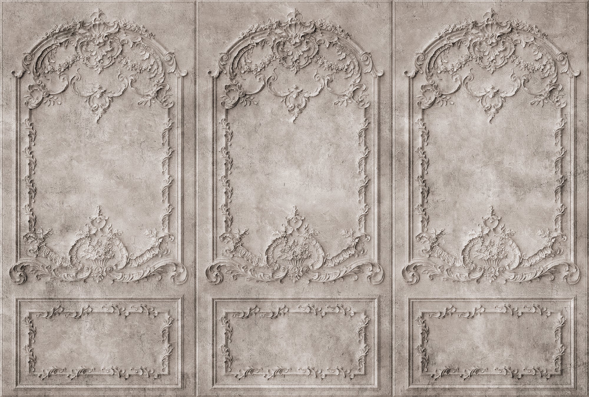 Walls by Patel 3 - Versailles digital print AS Creation Taupe   DD122692