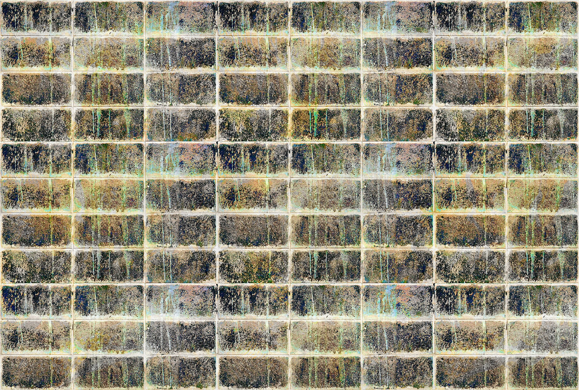 Walls by Patel 3 - Factory Tile digital print AS Creation Yellow-Black   