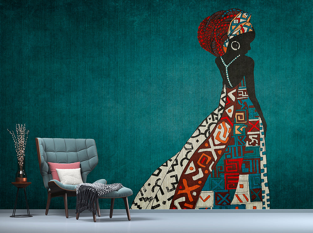 Walls by Patel 3 - Nairobi Woman 1 digital print AS Creation    