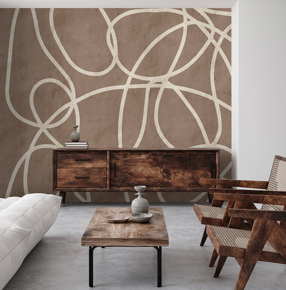 Walls by Patel 3 - Serengeti Brown digital print AS Creation    