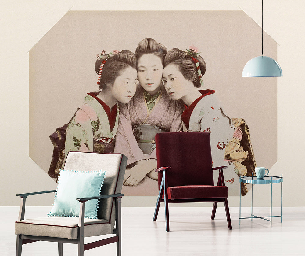 Walls by Patel 3 - Kyoto Geisha Ladies digital print AS Creation    