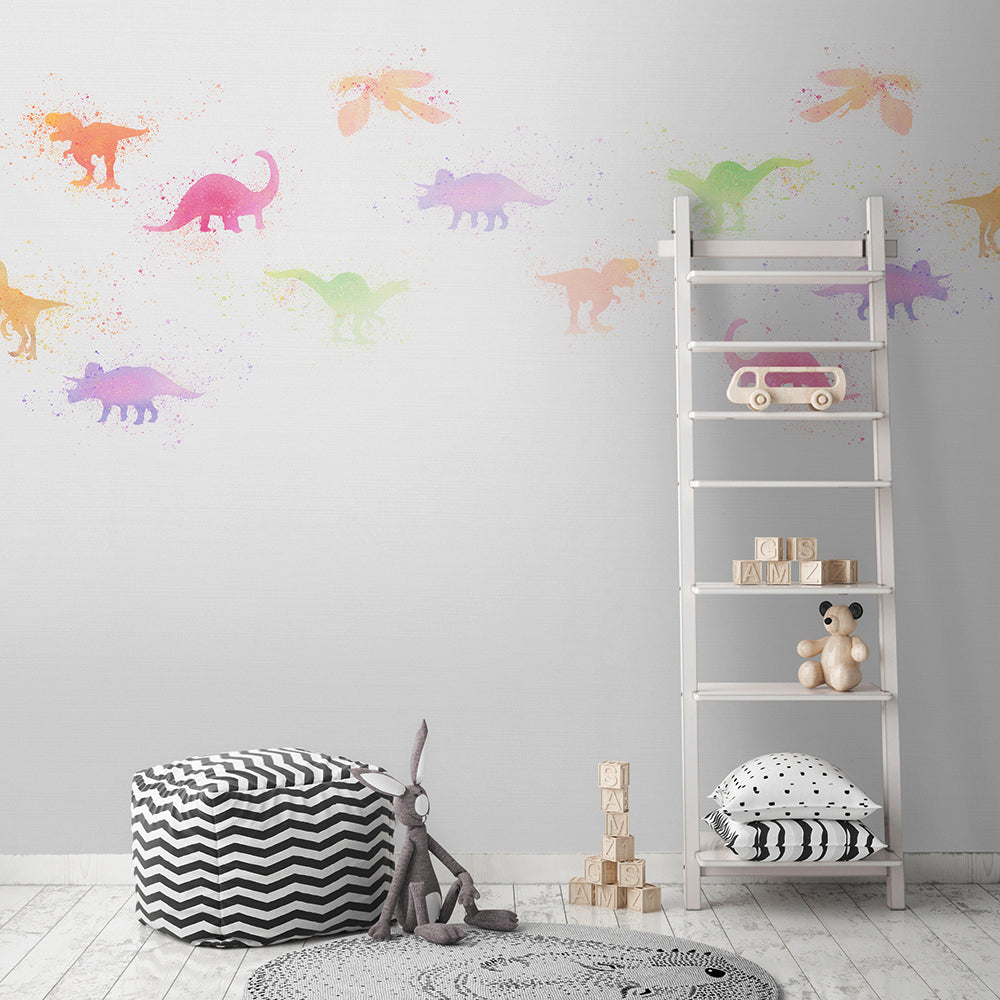 Designwalls 2 - Watercolour Dino digital print AS Creation    