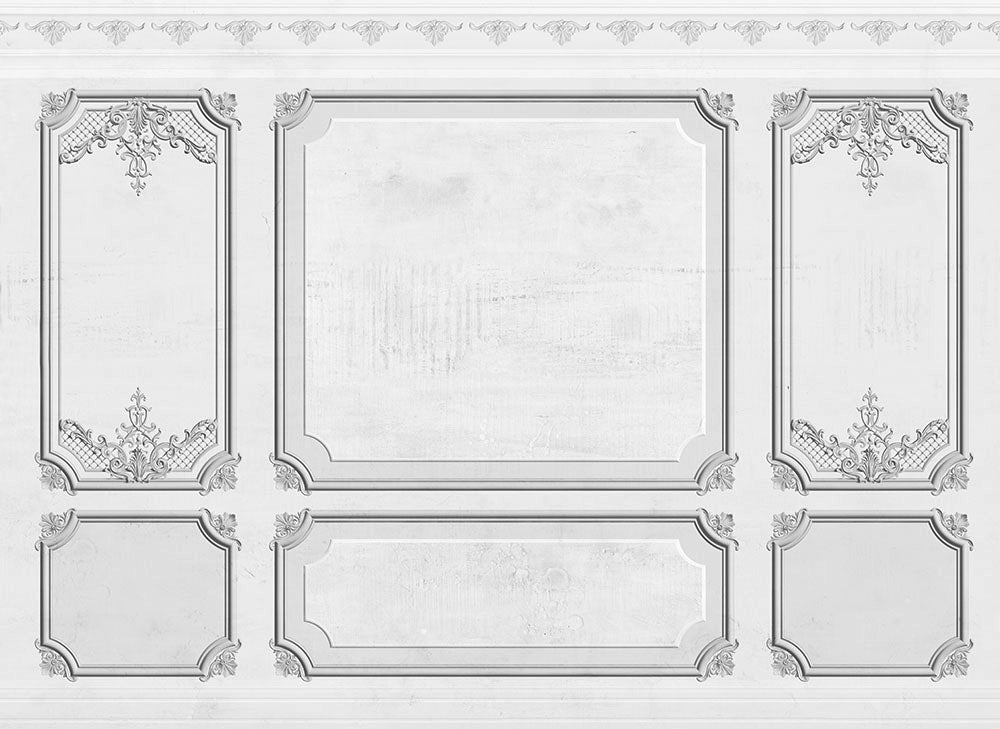 Designwalls 2 - Wall Paneling digital print AS Creation White   DD123673