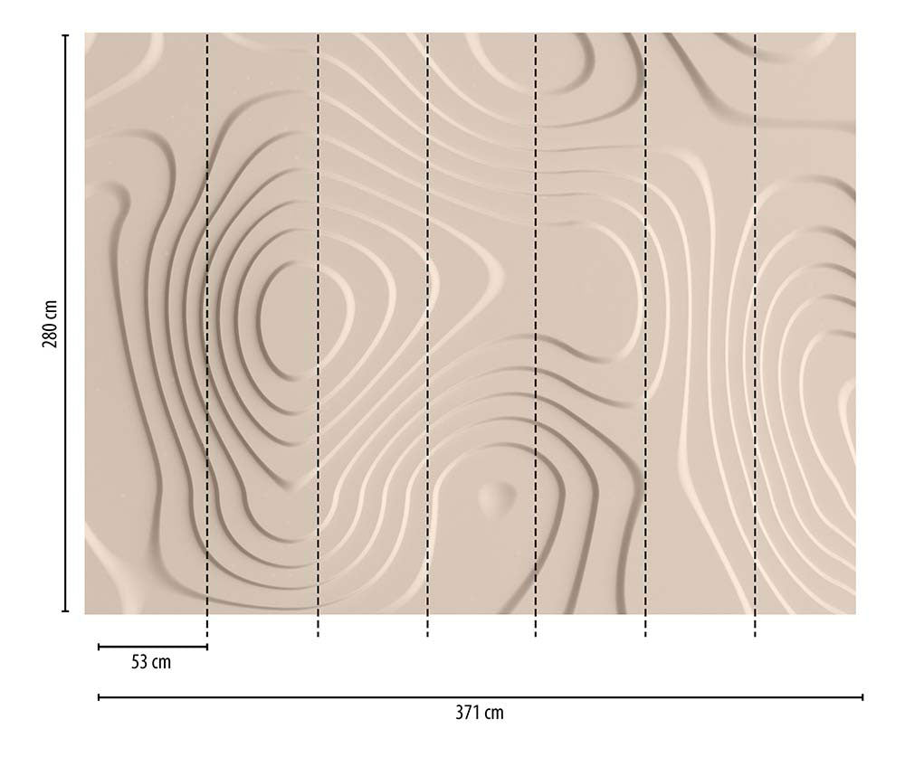 The Wall - Embossed Curves smart walls AS Creation    