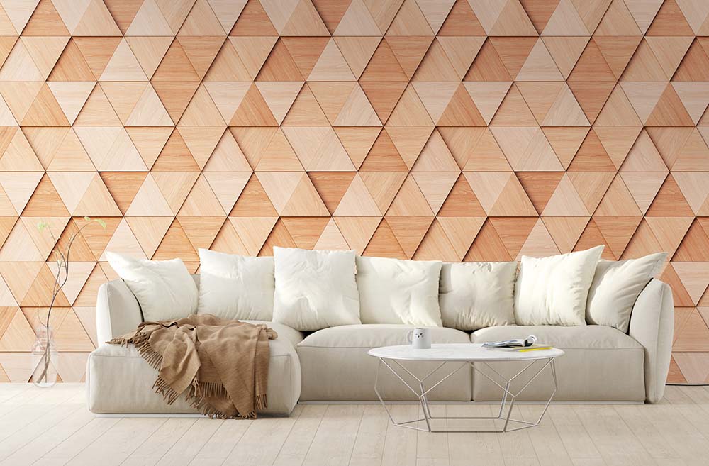 The Wall - Embossed Triangles smart walls AS Creation    