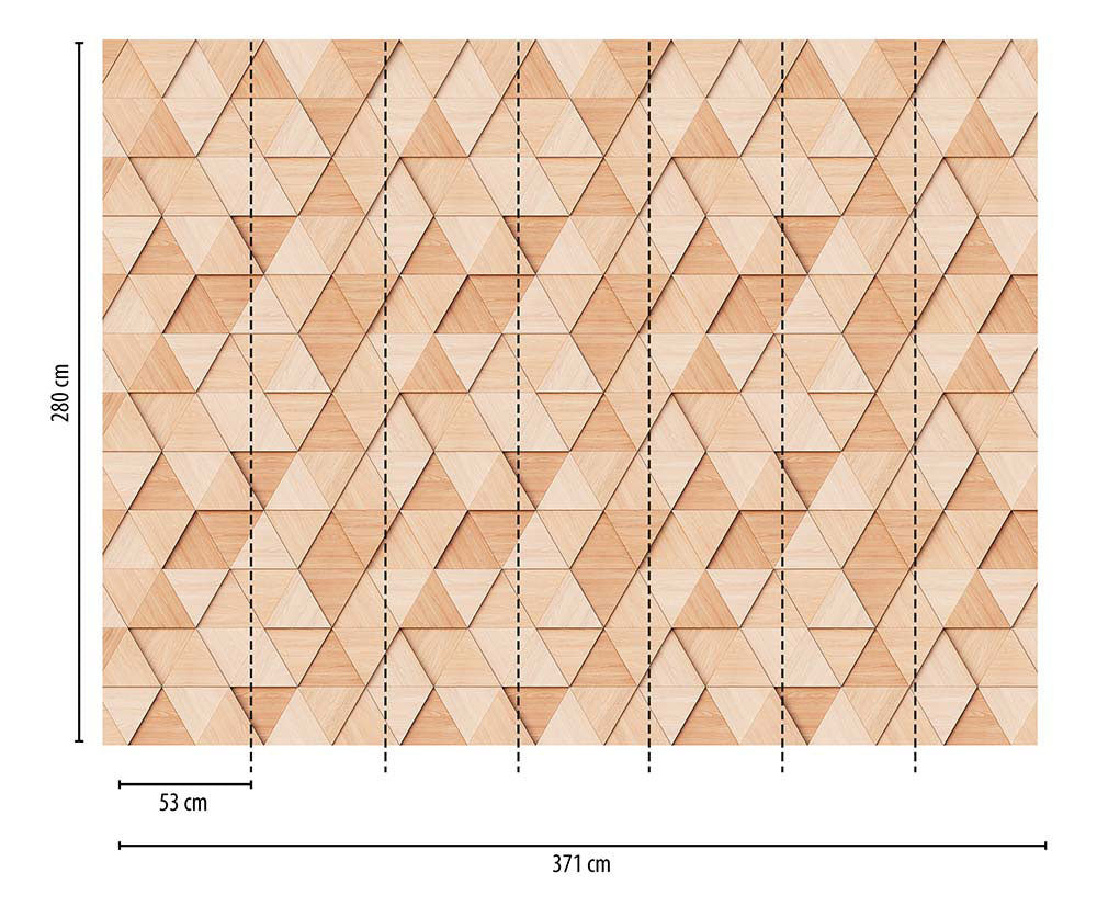 The Wall - Embossed Triangles smart walls AS Creation    