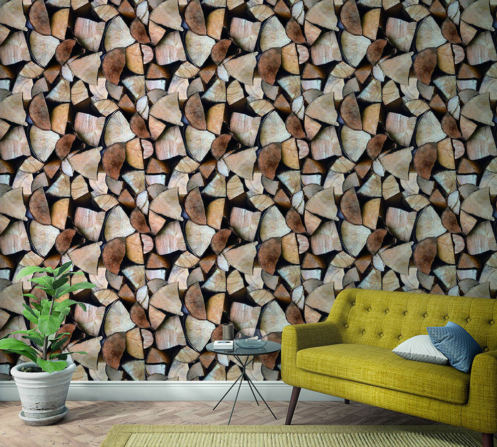 Smart Art Easy - Firewood Wall smart walls Marburg    