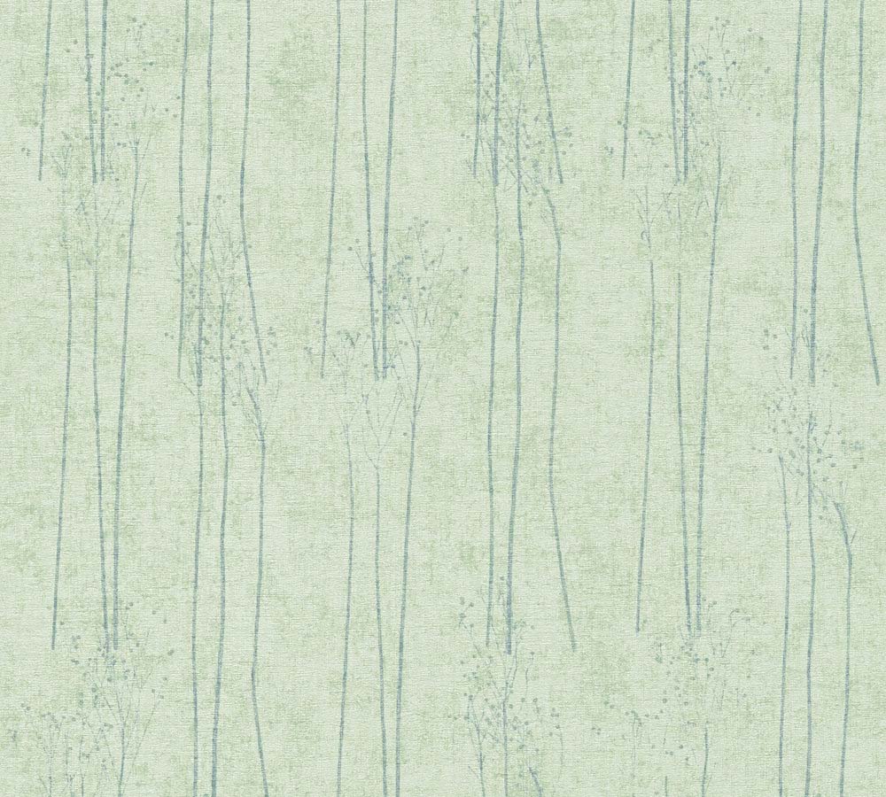 Hygge 2 -  Tall Grass botanical wallpaper AS Creation Roll Green  386144